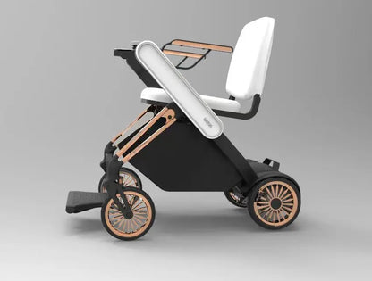 2025 nouveau fauteuil roulant électrique pliant entièrement automatique léger personnes âgées mobilité Scooter fauteuil roulant électrique