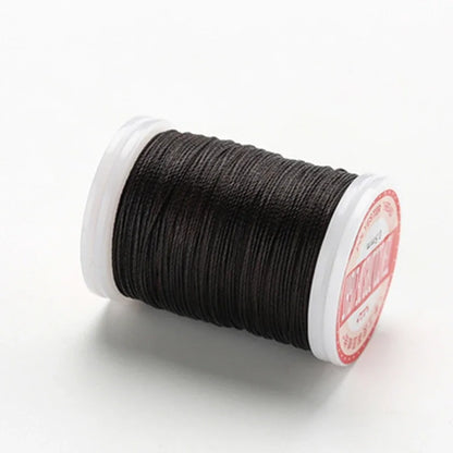 hilo elástico costura fil ciré accessoires cuir artisanat fil à coudre fil ciré rond cordon en Polyester cordon enduit de cire cordes