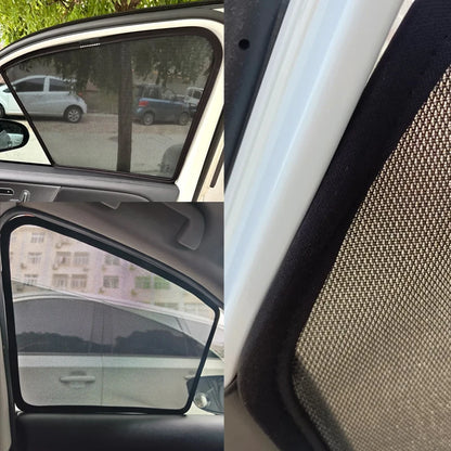 Visière de voiture en maille pour Geely Lynk & Co 02 MK2 Z20 E335 2024 ~ 2026, pare-soleil magnétique en maille, rideaux, accessoires automobiles
