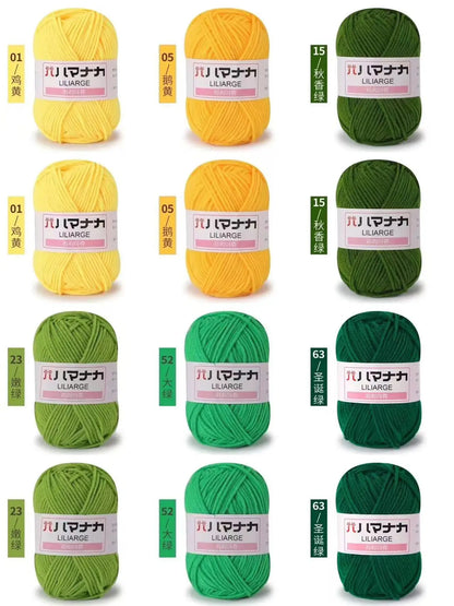 12 pièces 300g fil de lait fait à la main grossier bricolage tissage boule de fil pour pull chapeau écharpe et autres vêtements doux Crochet fil à tricoter