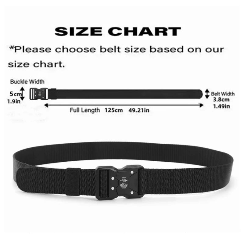 Ceintures tactiques polyvalentes pour hommes, 1 pièce, conception Durable et réglable, pour la chasse en plein air et les amateurs de sport, ceinture pour hommes