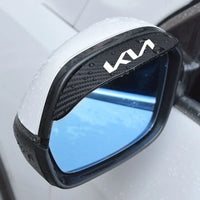 Autocollant de visière à sourcils pour rétroviseur latéral de voiture, 2 pièces, protection contre la neige, pour KIA Rio Ceed Sportage Cerato Soul Sorento K2 K5 K3 KX5