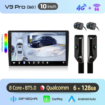 Junsun sans fil CarPlay Android Auto Radio pour Volvo XC90 2004 2005 2006-2014 voiture multimédia GPS Navi 2din RDS BT écran stéréo