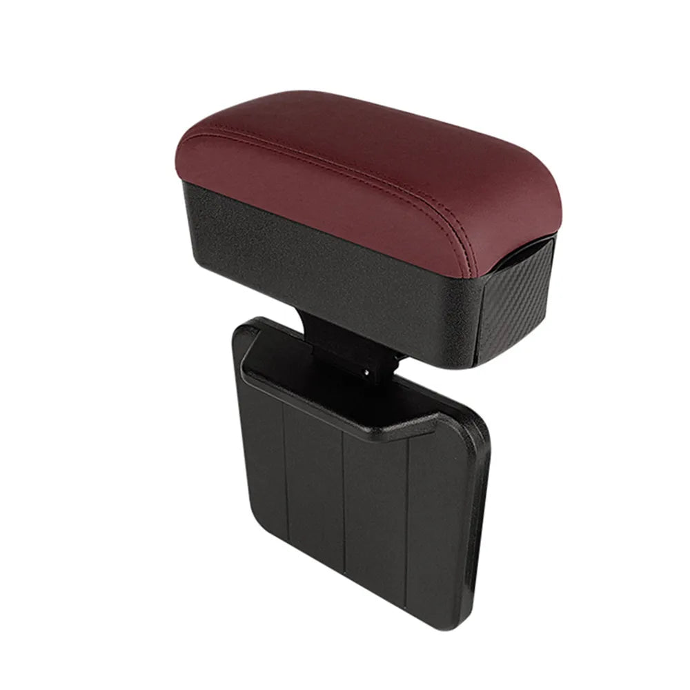 Organisateur de stockage d'espace de Console centrale de voiture réglable en hauteur avec plateau relevable Support de coude accoudoir pour SUV berline