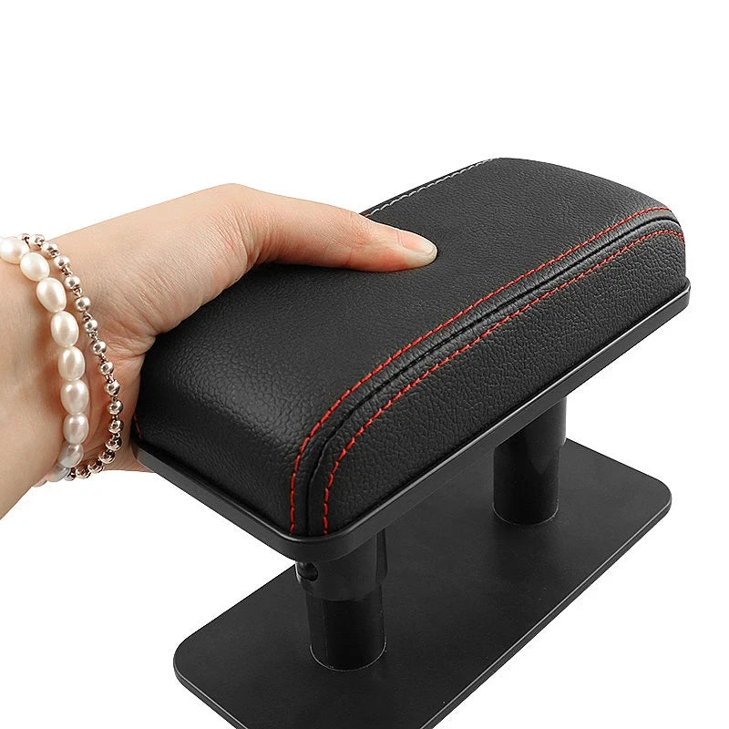SEAMETAL – coussin d'accoudoir de porte de voiture, hauteur réglable, coussin de Support de coude, tapis de protection intérieur universels en cuir PU