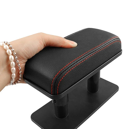 SEAMETAL – coussin d'accoudoir de porte de voiture, hauteur réglable, coussin de Support de coude, tapis de protection intérieur universels en cuir PU