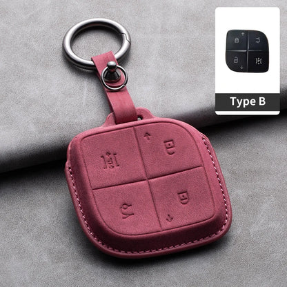 Convient pour LYNK & CO 08 2022 2023 2024 housse de clé télécommande intelligente de voiture en cuir coque de Protection de clé de voiture accessoires de décoration