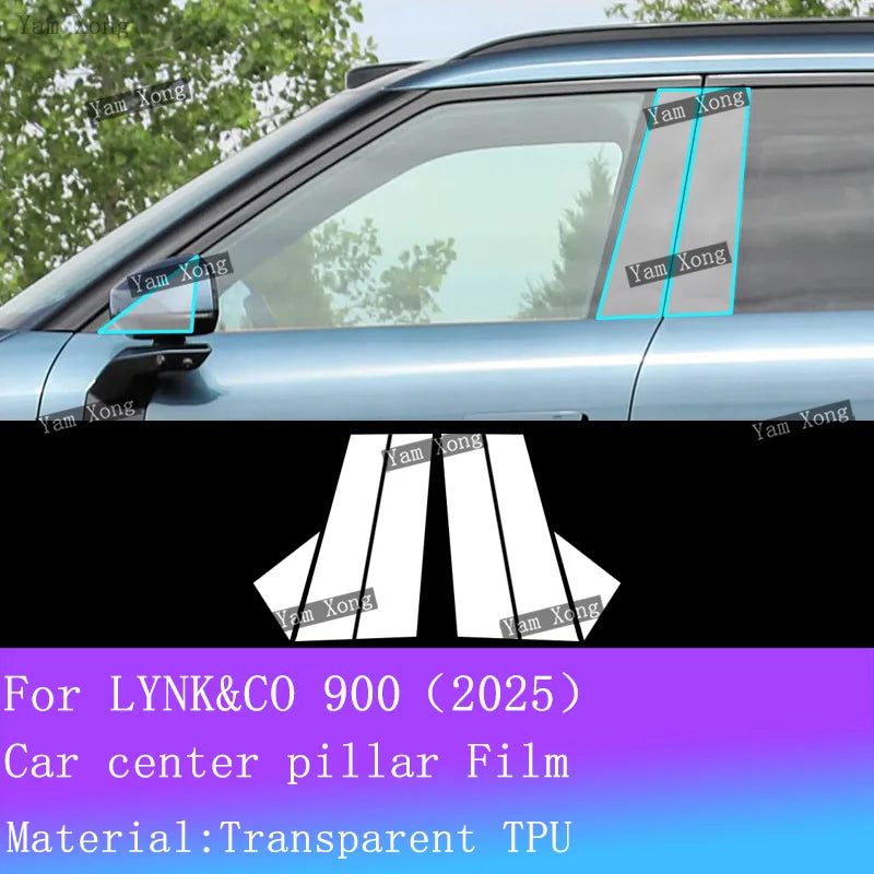 Autocollant de protection d'écran de navigation automobile pour LYNK&CO 900 LYNK CO, film intérieur complet, panneau de vitesses, film transparent anti-rayures