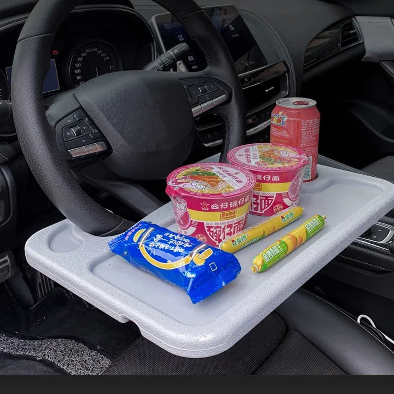Support de bureau Portable pour voiture, ordinateur Portable, manger du travail, volant de voiture, support de Table à manger, boisson, plateau de nourriture et de café