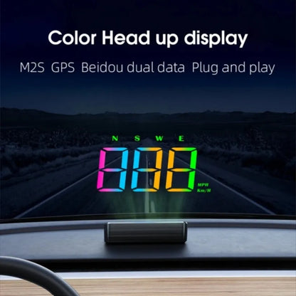 Système de projecteur de compteur de vitesse GPS de pare-brise de voiture HUD avec affichage haute définition alerte de survitesse affiche la vitesse Plug and Play