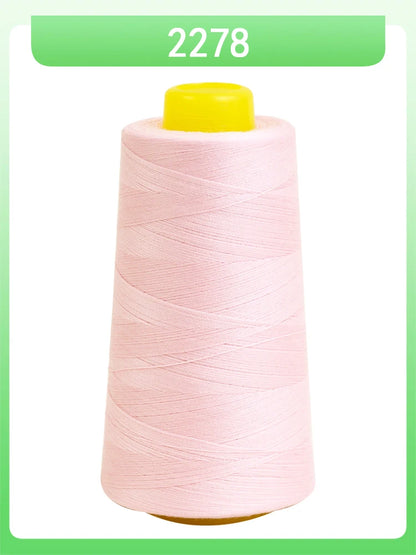 Fil à coudre ultra-fin 602-fil en polyester semblable à la soie à grande vitesse 60s/2 5000m, pour machine à broder et travaux d'aiguille délicats