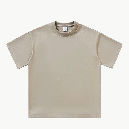 2025 été hommes et femmes T-shirt coton solide t-shirts surdimensionné à manches courtes T-shirt mode doux blanc noir T-shirt vêtements hauts