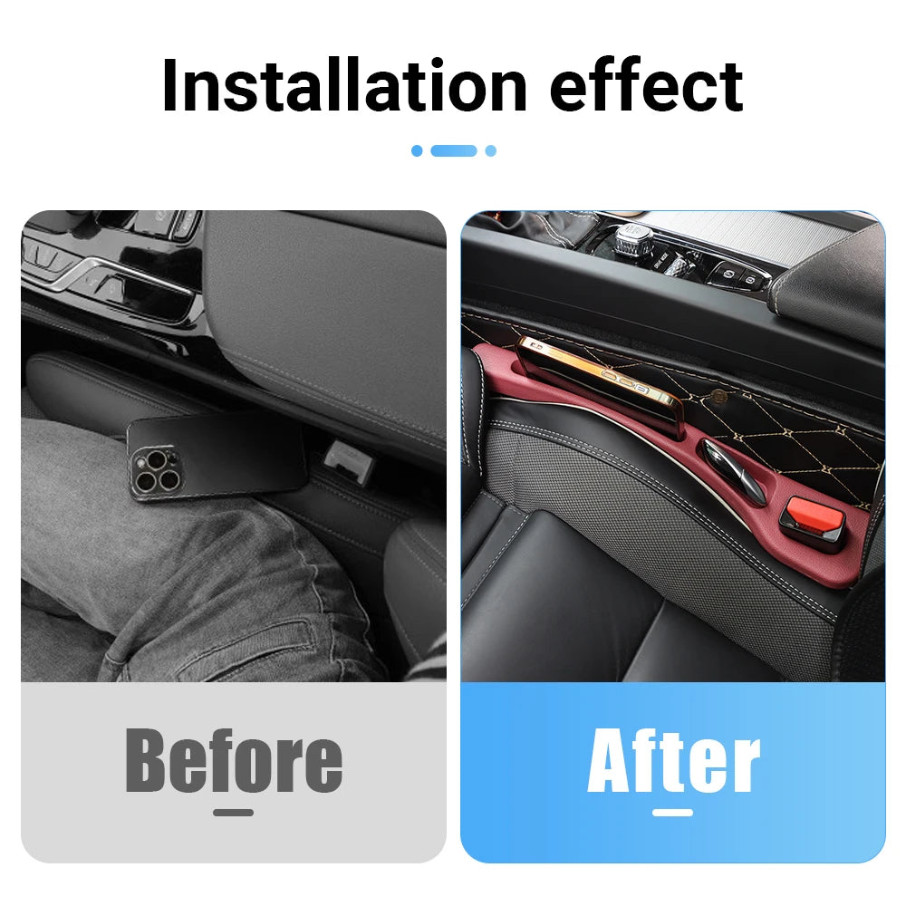 Bandes de rangement universelles anti-fuite pour siège de voiture BYD Seal U Sealion 6 Song Plus DMI EV 2021 2022 2023 2024 2025 2026 2 pièces