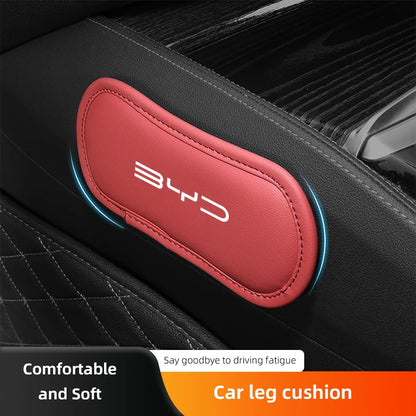 Coussinets de repose-genoux pour intérieur de voiture, coussin en cuir pour BYD Tang U8