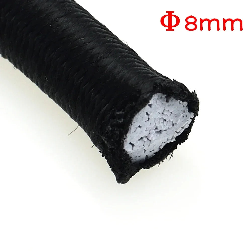 3/4/5/6/8MM noir fort cordon élastique élastique couture vêtements artisanat fournitures bande élastique élastiques corde bandes accessoires