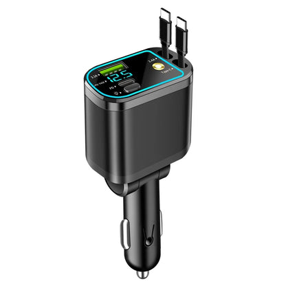 Chargeur de téléphone portable pour un à cinq véhicules, prenant en charge une charge ultra rapide, avec lumière ambiante et ciel étoilé