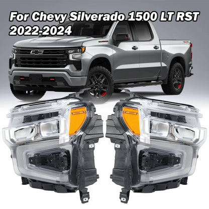 Lampe de sauna pour Chevrolet Silverado 1500 LT RST 2022 2023 2024, lampe frontale DRL, accessoires de voiture non convaincus, 1 pièce