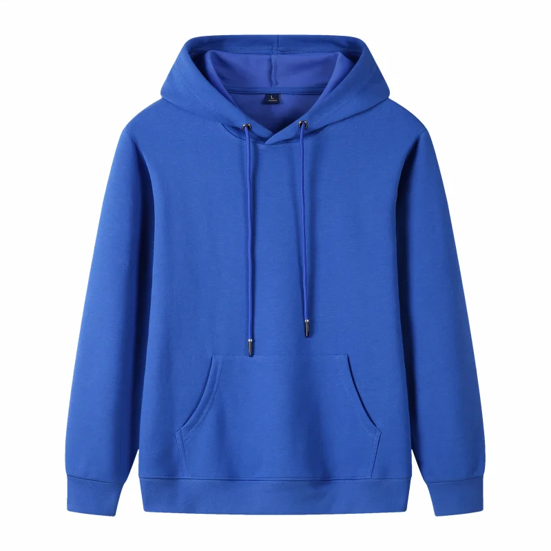 Sweat-shirt personnalisé avec logo imprimé gratuit, sweat à capuche 100% coton, vêtements de travail d'automne et d'hiver, vêtements d'équipe pour hommes et femmes