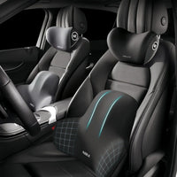 Ensemble d'oreillers de soutien lombaire et de nuque pour siège de voiture, appui-tête et soutien lombaire pour chaise de bureau et chaise de gaming