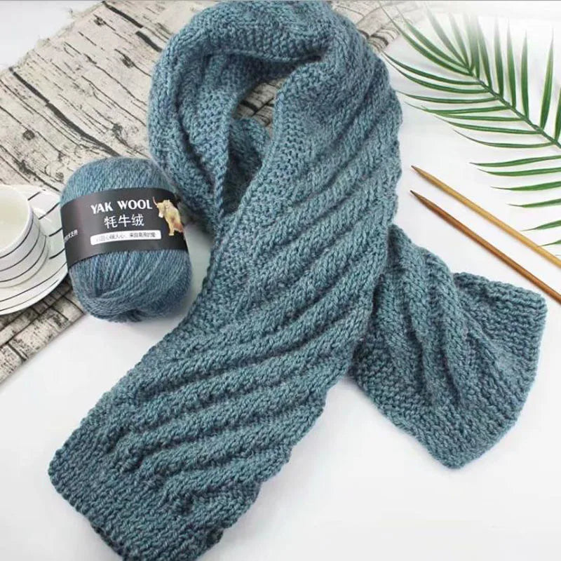 Fil épais de laine de cachemire Yak pour tricoter, écharpe de pull au Crochet, fil de laine mélangée mérinos tricoté de haute qualité