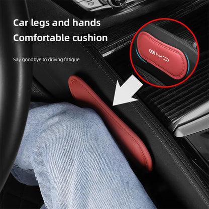 Coussinets de repose-genoux pour intérieur de voiture, coussin en cuir pour BYD Tang U8