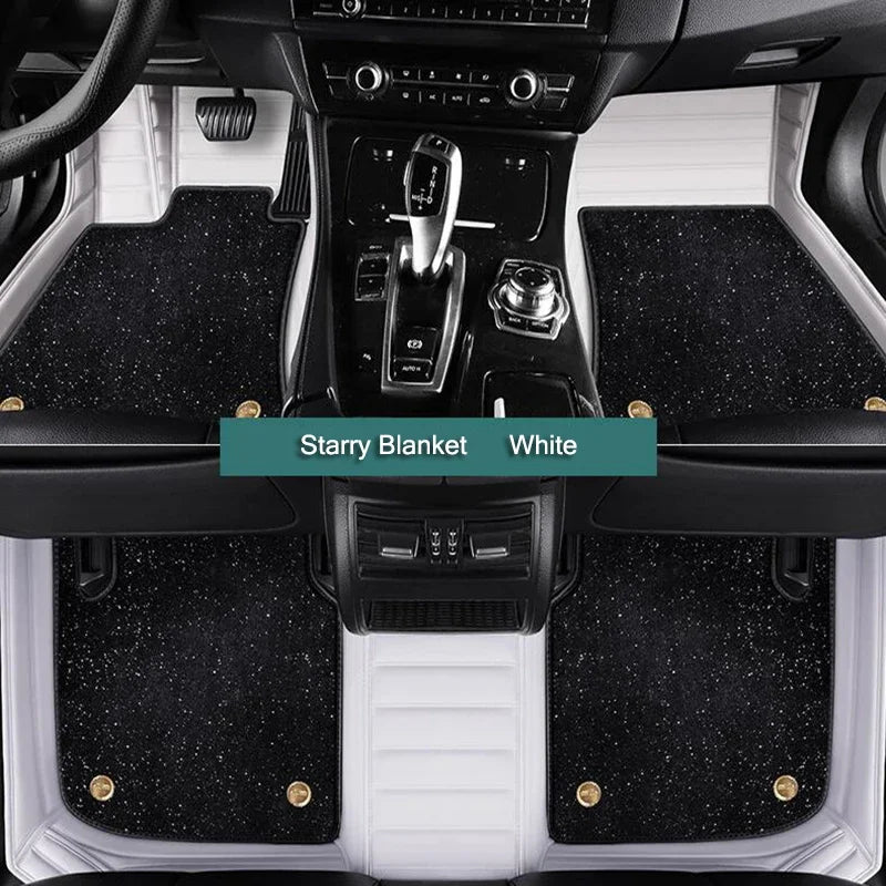 Tapis de sol de voiture personnalisé pour KIA Carnival Sedona VQ, Double couche, accessoires, doublures de sol en cuir, accessoires de voiture
