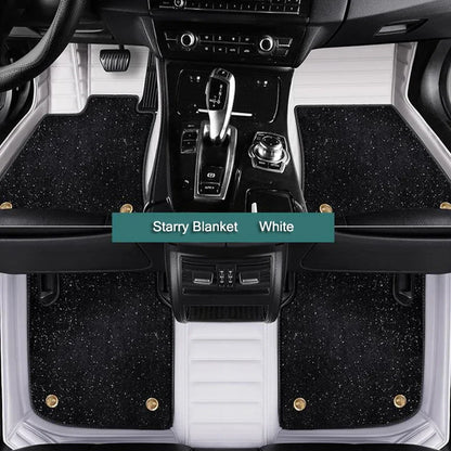 Tapis de sol de voiture personnalisé pour KIA Carnival Sedona VQ, Double couche, accessoires, doublures de sol en cuir, accessoires de voiture