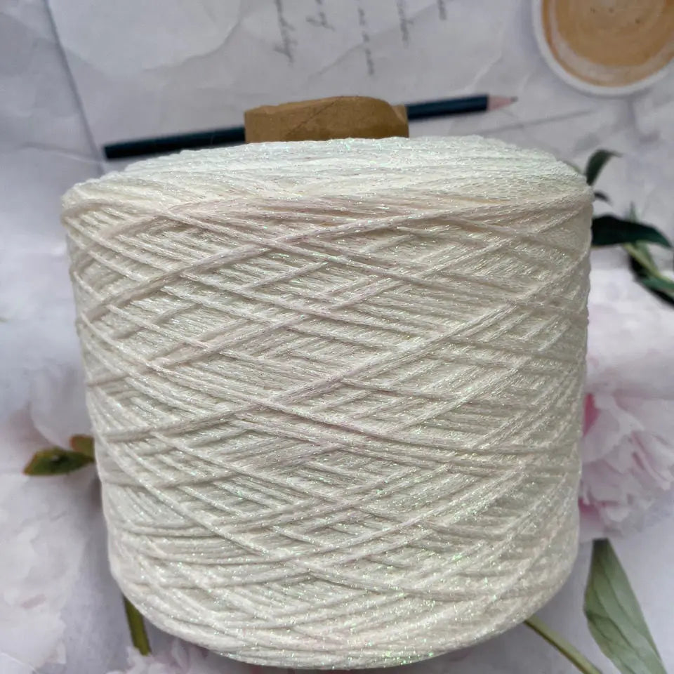 Modules de fil métallique en laine de coton doré et argenté, fil au crochet, paillettes, tissé à la main, sac artisanal, coloré, unique, boule de 50g, livraison gratuite