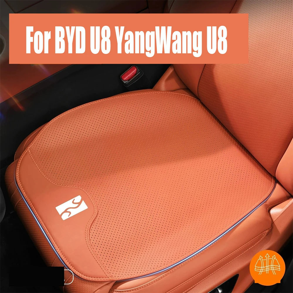 Housses de siège de voiture en cuir pour BYD U8 YangWang U8 2024 2025, coussin de dos respirant, accessoires de protection durables
