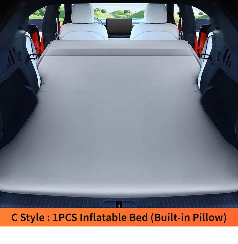 Matelas Gonflable en Tissu Suédé Spécial, Doublure Cargo, Lit de Voyage pour Voiture, Camping en Plein Air, Xpeng G9 G6 G3