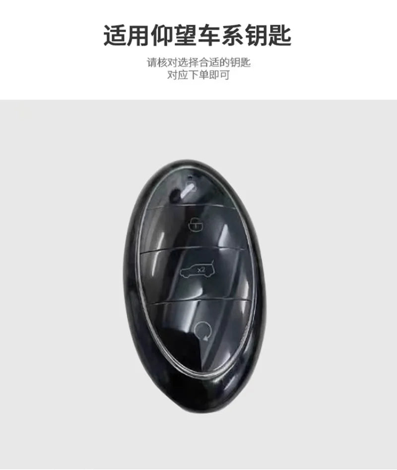 Housse de clé en métal de luxe pour BYD Yangwang U8/U9/U7 – Support de coque de porte-clés en alliage de zinc de qualité supérieure, accessoires de voiture anti-rayures