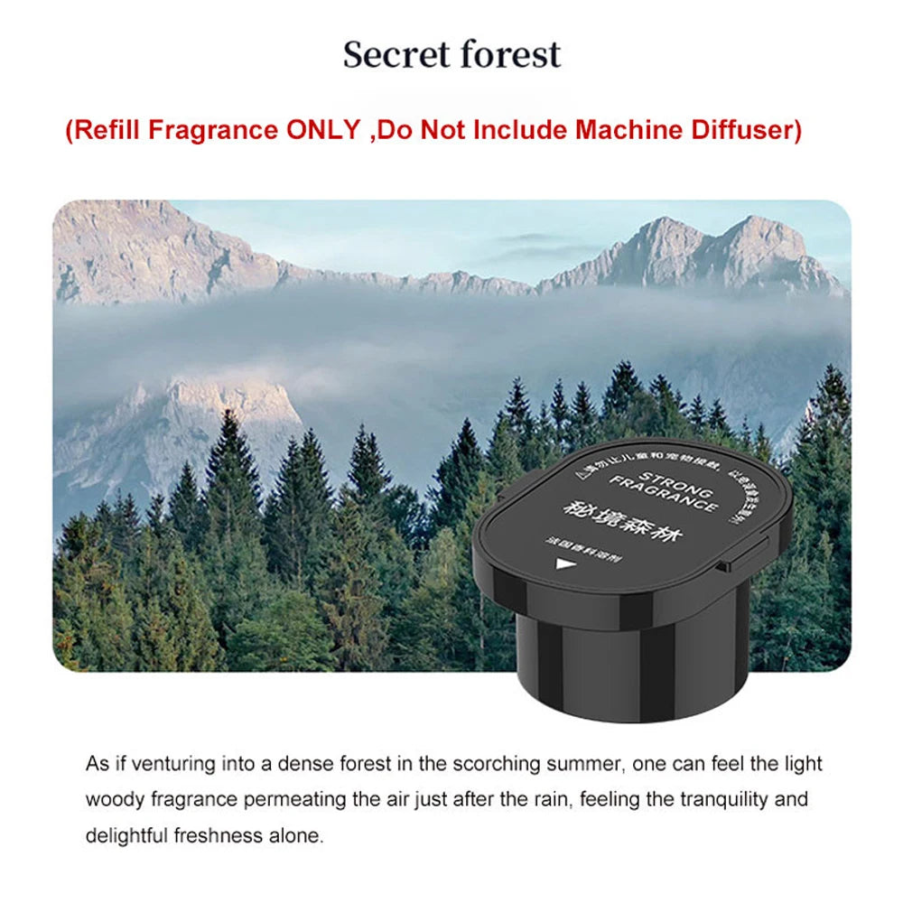 Désodorisant pour voiture, brume de mer et arôme de nuage, diffuseur d'atomisation intelligent, parfum naturel, machine de désodorisant à pulvérisation automatique, nouvelle collection 2025