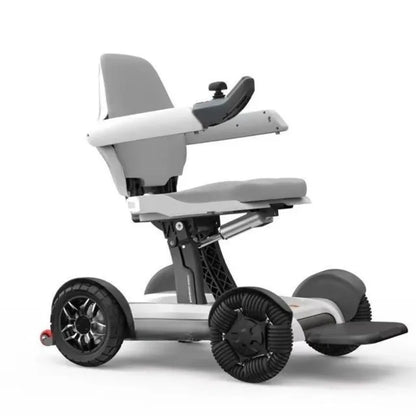 Fauteuil roulant électrique pliant automatique avec télécommande pour téléphone portable, scooter à quatre roues handicapé