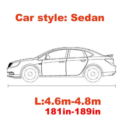 Housse de voiture extensible universelle, résistante au soleil, coupe-vent, anti-poussière, résistante aux rayures, Protection UV pour voiture de sport, berline, SUV, style de beauté