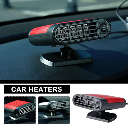Chauffage de voiture électrique 12V, ventilateur de refroidissement, chauffage de véhicule, désembuage de pare-brise, dégivreur, accessoires de voiture, 1 pièce