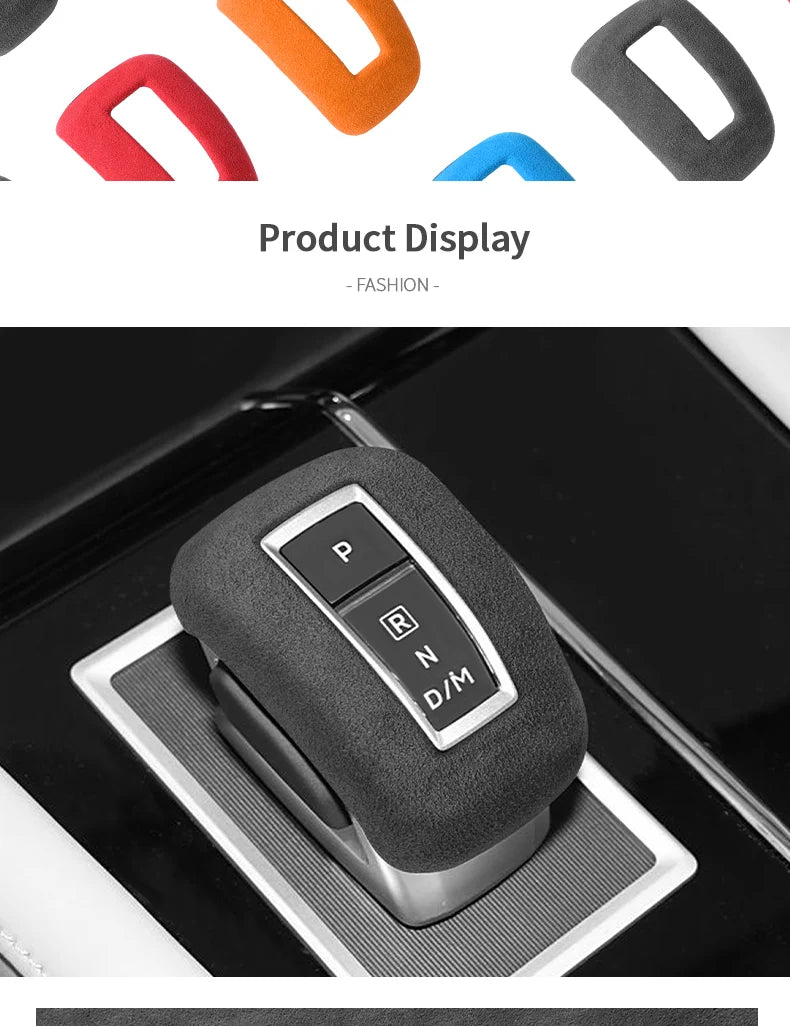 Autocollant de couverture de coffre de changement de vitesse de voiture, en Alcantara, anti-rayures, accessoires de réglage intérieur, pour Mitsubishi Outlander 2023