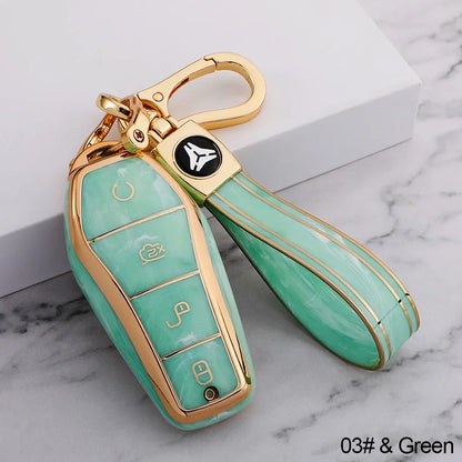 Coque en TPU pour clé de voiture, porte-clé, BYD Atto 3 Han EV DolDave Song PRO Max Tang DM Yuan DolDave E2 Qin PLUS