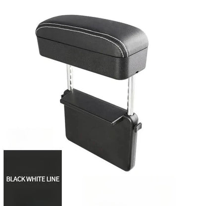Boîte d'accoudoir de voiture universelle, Support de coude, Console centrale réglable, accessoires de voiture, organisateur d'espace de siège en cuir