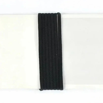 Bande élastique 5/10/20M 3/5mm, noyau d'huile, corde en Nylon pour attaches de cheveux, sangle de masque, bande extensible, soutien-gorge, chaussures, bandes en caoutchouc, accessoires de couture
