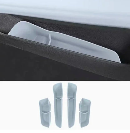 Boîte de rangement multifonctionnelle et Durable pour porte intérieure avant et arrière de voiture, 4 pièces, Protection de mouette BYD, accessoires de rangement étanches