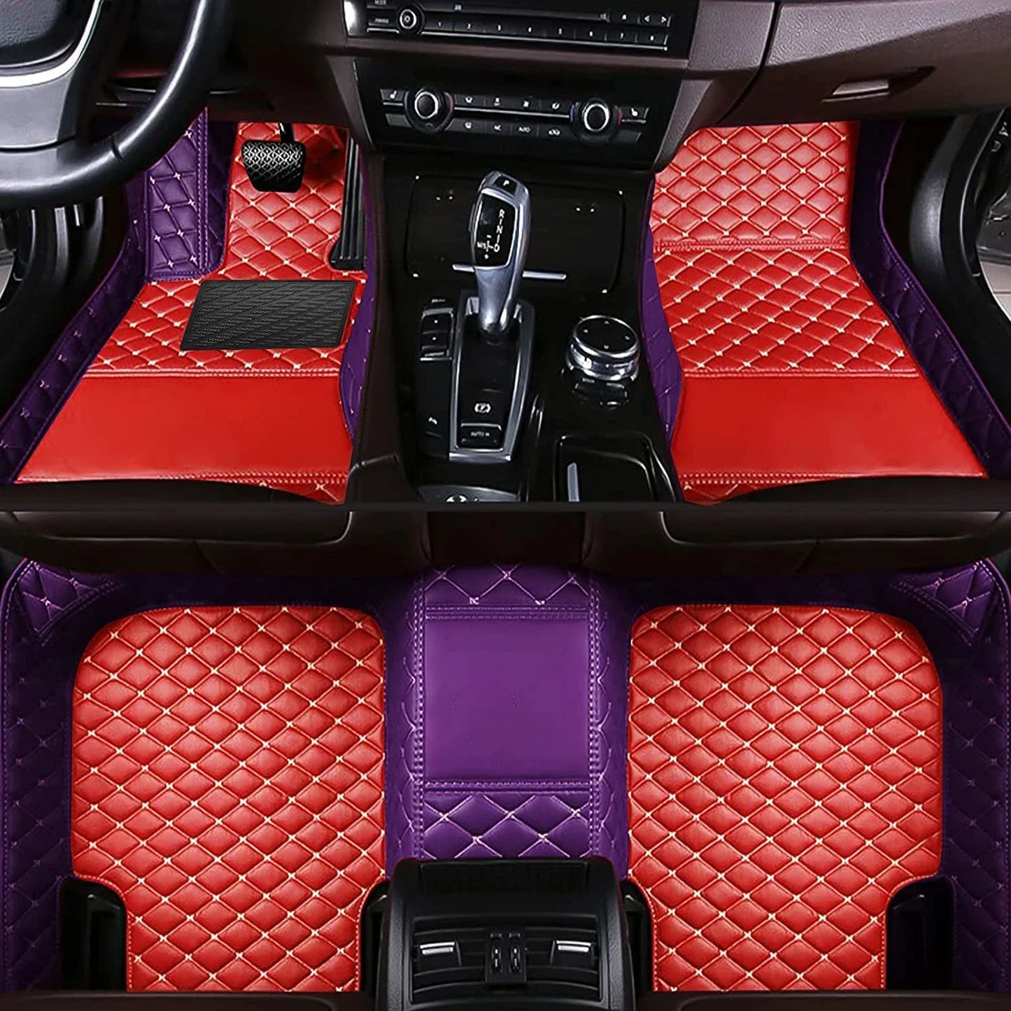 Tapis de sol de voiture personnalisés adaptés à la BMW X5 5 sièges véhicule électrique 2017-2019 tapis de pied en cuir automatique tapis
