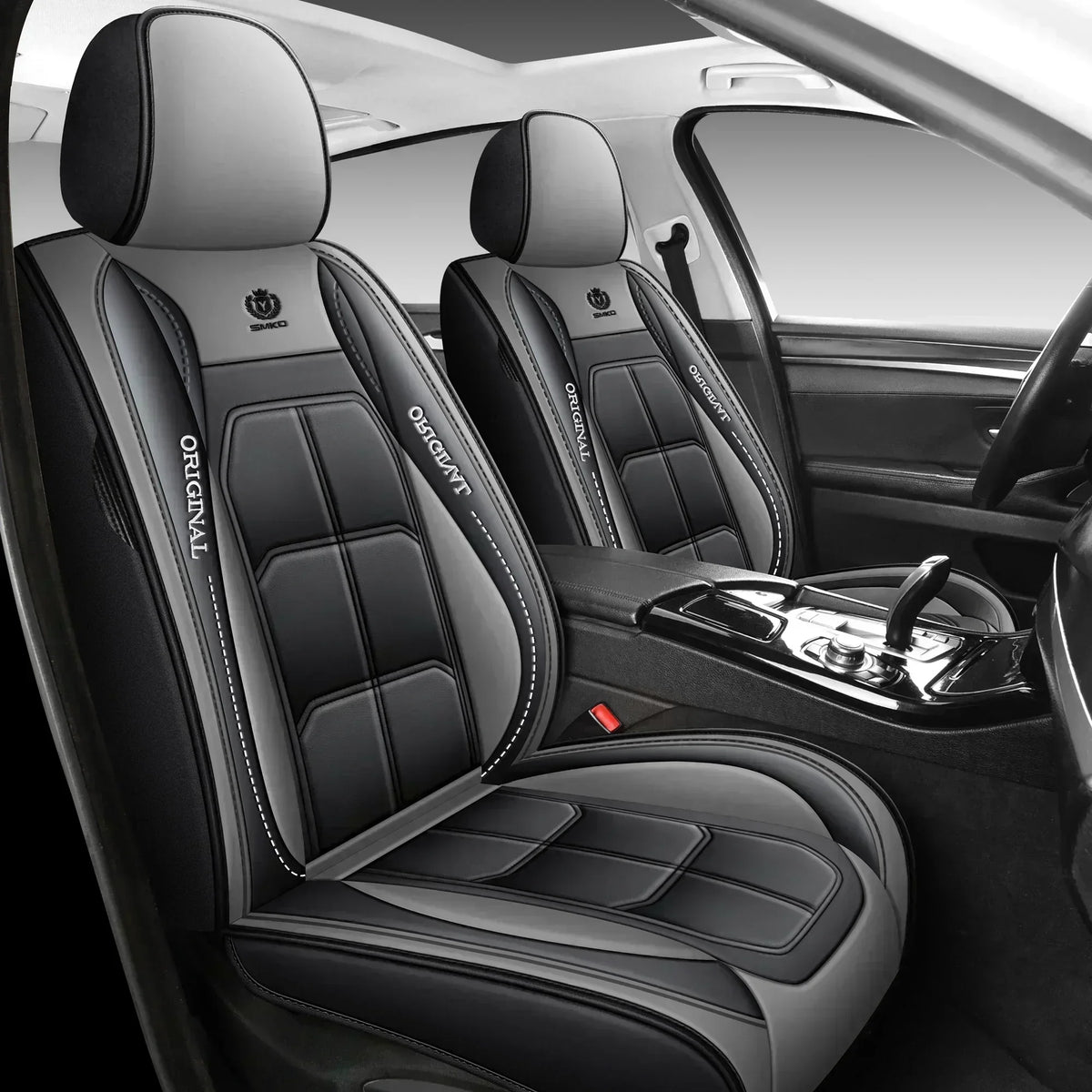 1pcs All inclusive seat cover full leather car seat cushion single seat driver and passenger seat cover all season universal pad
