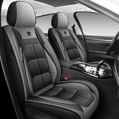 1pcs All inclusive seat cover full leather car seat cushion single seat driver and passenger seat cover all season universal pad