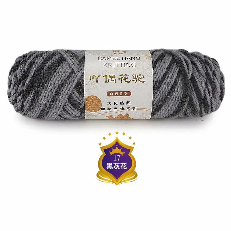 Fil de Barrage pour Ogo Tricot en Coton Mélangé, Peigné, Crochet Arc-en-ciel, DIY, Pull, Chapeau, 3mm, 100g