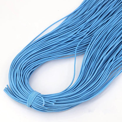 Bande élastique 1.0/ 1.2/ 1.5/ 2.0/ 2.5mm, fil élastique, perles faites à la main pour la fabrication de bijoux, accessoires de couture, bricolage