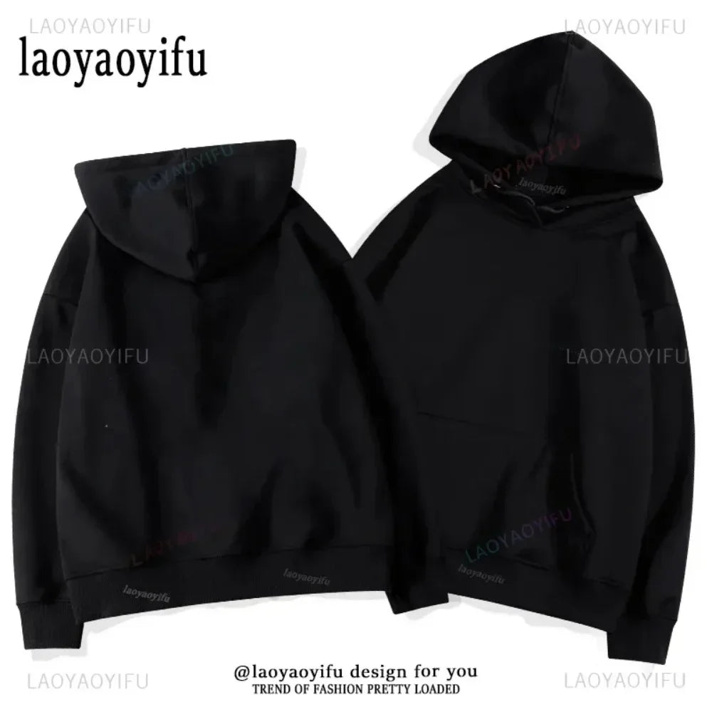 2025 sweat à capuche en coton de haute qualité femmes hommes classique personnalisé personnalité sweat décontracté mode Hipster Hip-hop à capuche