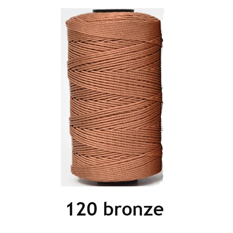 Fil de soie et coton glacé léger d'été, 1.5mm, 200m, fil au Crochet pour bricolage, artisanat, sac, chapeau, chaussures, fil en polypropylène, cordon de fil au Crochet