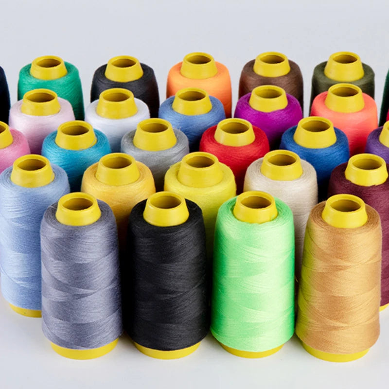 Fil à coudre en Polyester Durable, 1300 Yards/rouleau, Machine à coudre professionnelle, broderie, outils de couture à domicile