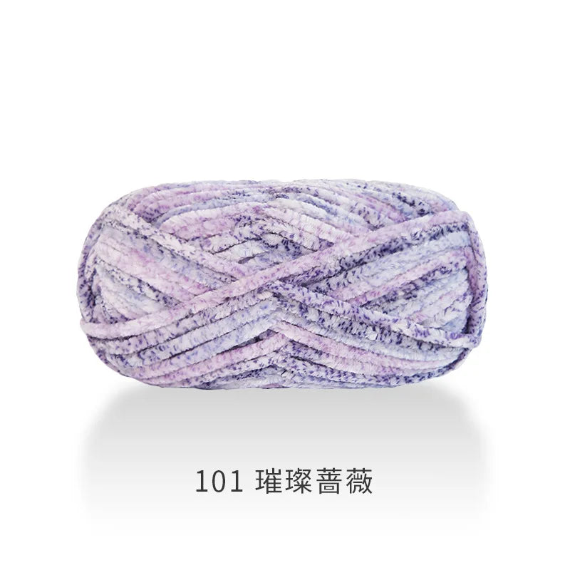 Fil à tricoter 100g, fil de glace douce, fil de coton tricoté à la main pour écharpe, Crochet de bricolage tricoté à la main