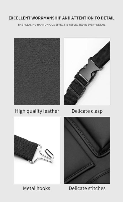 Sac de rangement arrière en cuir pour siège de voiture, anti-usure, coussin anti-rika, accessoires pour XPENG P5 P7 G3 G9 N5 F30 H93 BETA